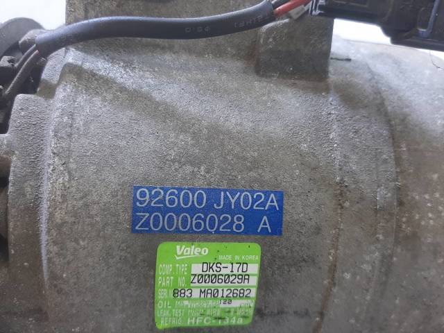 92600JY02A RENAULT Compresor de aire acondicionado comprar Madrid