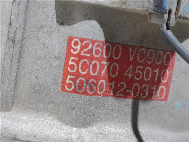 NISSAN 92600VC900 Compresor de aire acondicionado  comprar en Albacete