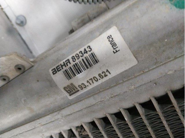 Condensador / radiador  aire acondicionado para opel astra g fastback 1.6 16v (f08, f48) x16xel 93170621