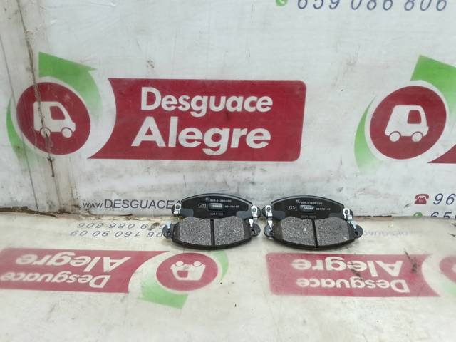 Pastillas freno delanteras 93173148 OPEL