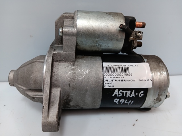OPEL 93174028 Motor de arranque  en stock Terrassa