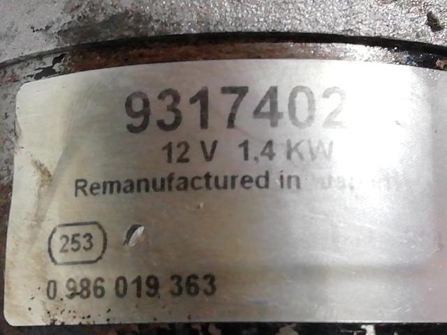 93174028 Motor de arranque  comprar en Zaragoza