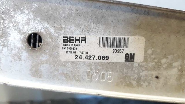 93177425 OPEL Intercooler  disponible Vigo