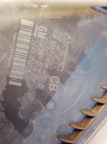 Faro izquierdo Opel Zafira A05