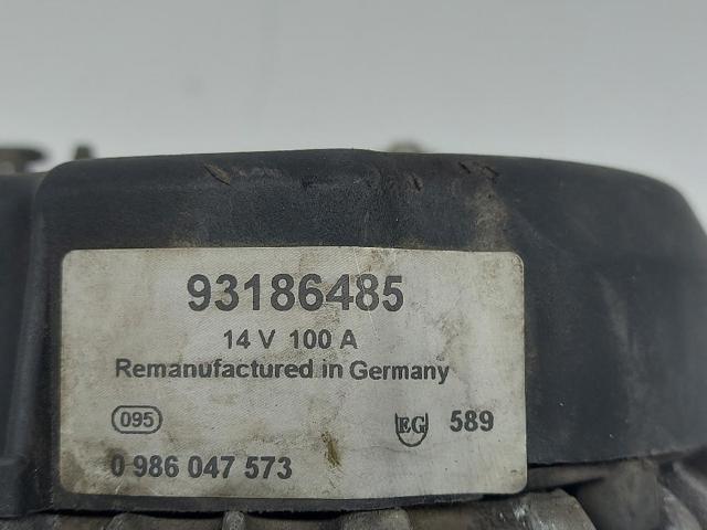 OPEL 93186485 Alternador  en stock Salamanca