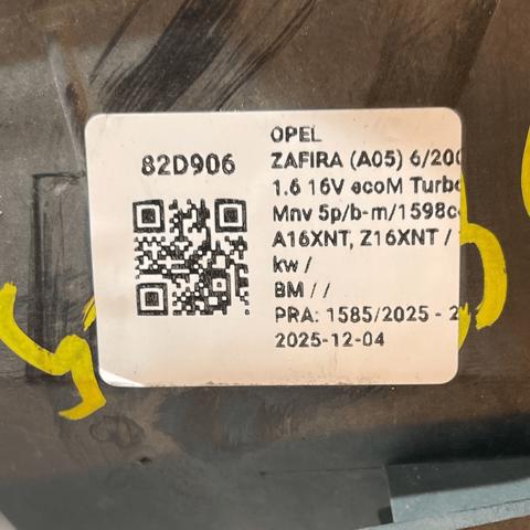 Faro izquierdo Opel Zafira A05