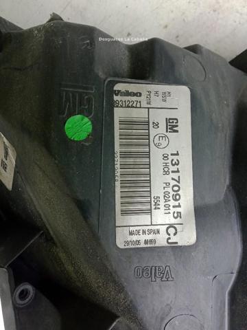 OPEL 93192377 Faro izquierdo comprar Tarragona