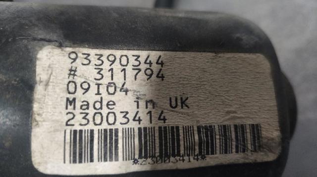 Motor del limpiaparabrisas 93390344 OPEL