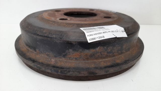 Tambor de freno trasero 93BB1126AB FORD