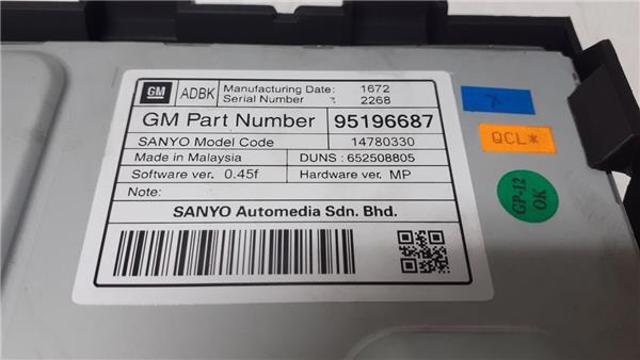 OPEL 95196687 Pantalla comprar Barcelona