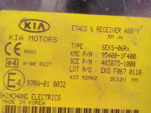 954001F400 Módulo de confort comprar Almería