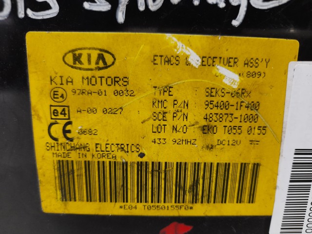 954001F400 HYUNDAI Módulo de confort comprar Bilbao