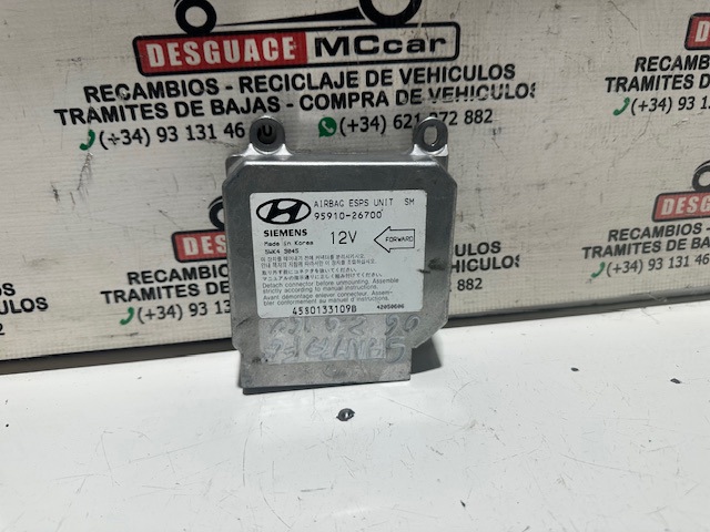 Procesador Del Modulo De Control De AIRBAG 9591026700 Hyundai/Kia