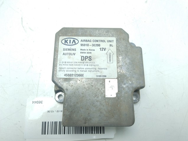 HYUNDAI 959103E200 Módulo de control de airbag  comprar en Albacete