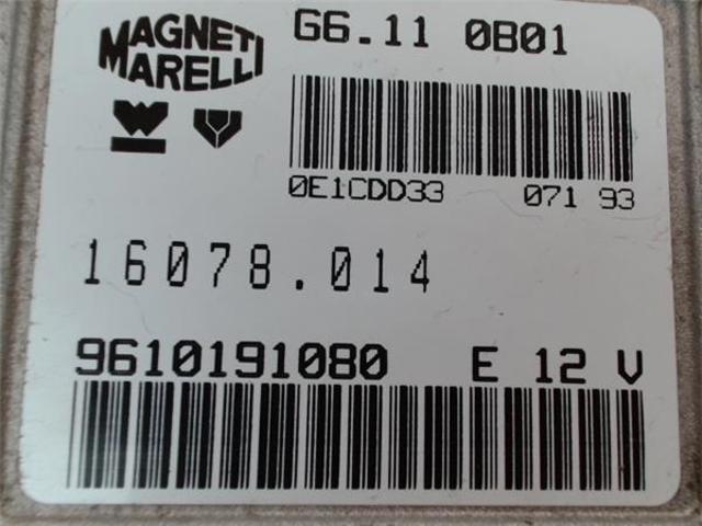 9610191080 PEUGEOT Unidad de control del motor (ECU)  comprar en Lleida
