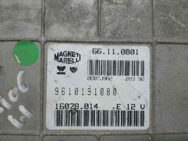 9610191080 PEUGEOT ECU  en stock Gandía