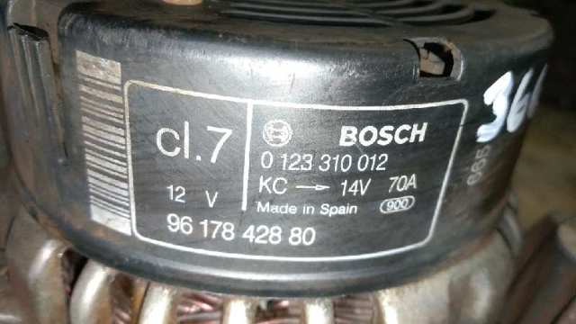 Dynamo 9617842880 PEUGEOT
