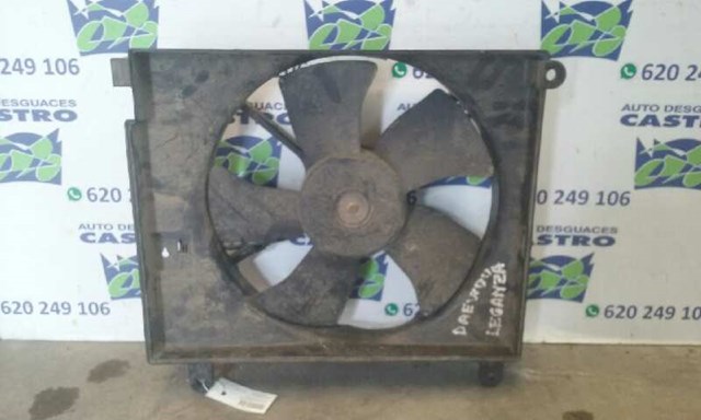 Difusor de radiador, ventilador de refrigeración, condensador del aire acondicionado, completo con motor y rodete 96184136 General Motors