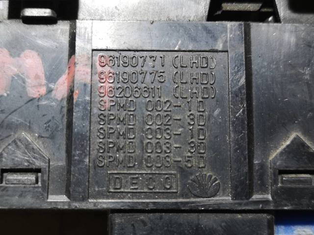96190771 GM Interruptor de elevalunas delantera izquierda  en stock Huelva