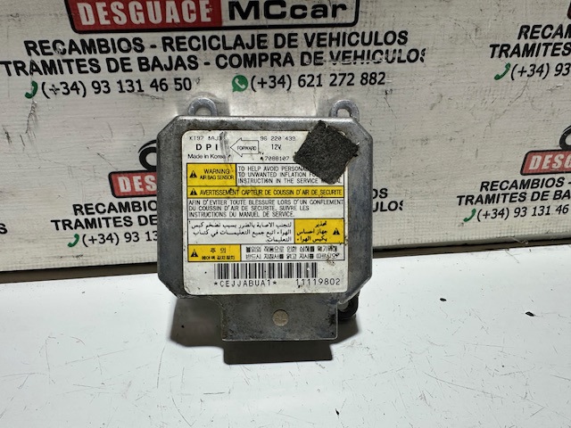 Procesador Del Modulo De Control De AIRBAG 96220439 GM/Daewoo