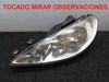 Faros delantero izquierdo 9628666880 PEUGEOT