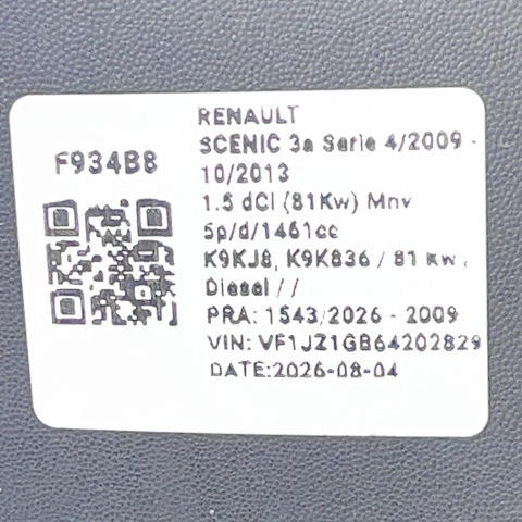 963017468R RENAULT Espejo de retrovisor derecho comprar Bilbao