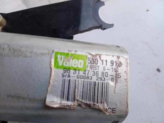 PEUGEOT 9631473680 Motor limpiaparabrisas, trasera comprar Pamplona