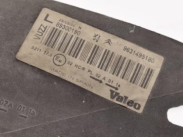 PEUGEOT 9631495180 Faro izquierdo comprar Tarragona