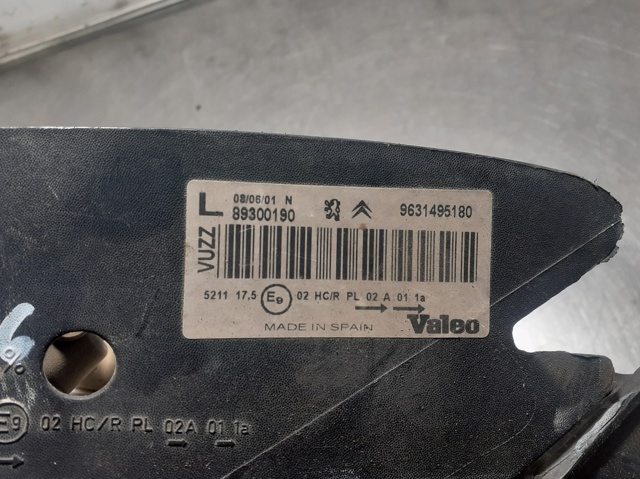 9631495180 PEUGEOT Faro izquierdo  comprar en Jaén