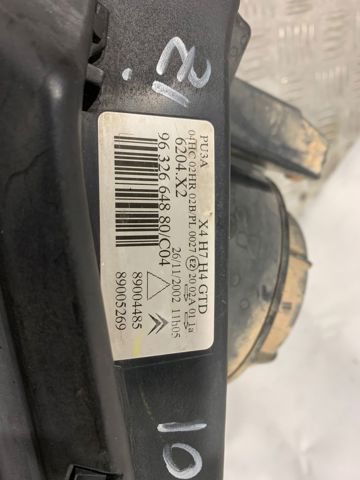 9632664880 PEUGEOT Faro izquierdo  en stock Gandía