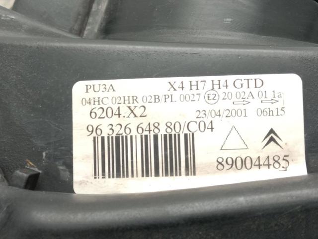 9632664880 PEUGEOT Faro izquierdo  en stock Huelva