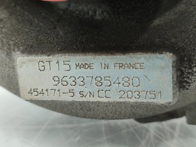 PEUGEOT 9633785480 Turbocompresor  comprar en Albacete