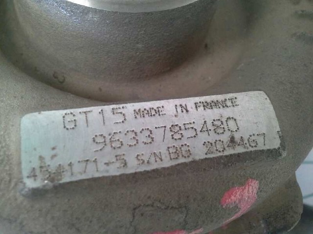 PEUGEOT 9633785480 Turbocompresor comprar Tarragona