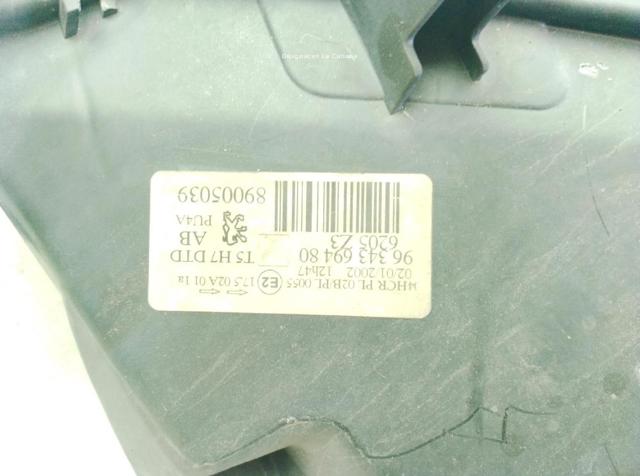 PEUGEOT 9634369480 Faro derecho  comprar en Murcia