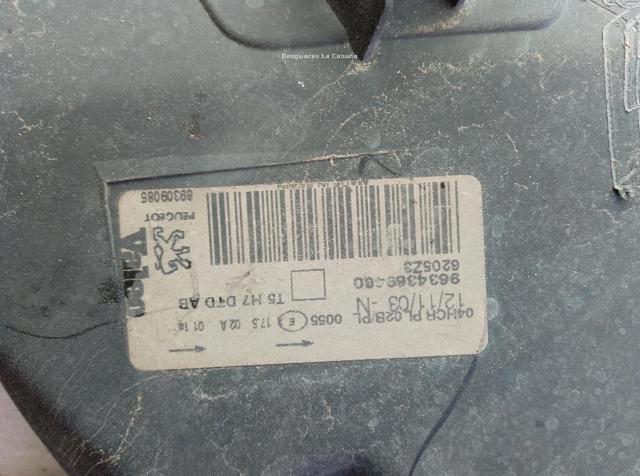 9634369480 PEUGEOT Faro derecho  comprar en Jaén