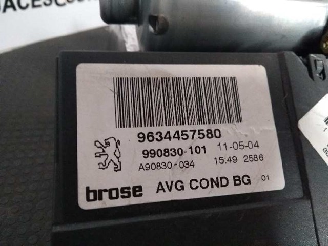 9634457580 Motor del elevalunas de la puerta delantera izquierda  disponible Málaga