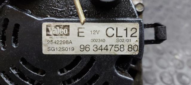 Alternador de coche 9634475880 RENAULT