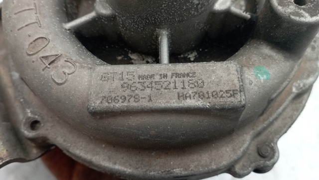 9634521180 PEUGEOT Turbocompresor  disponible Ourense