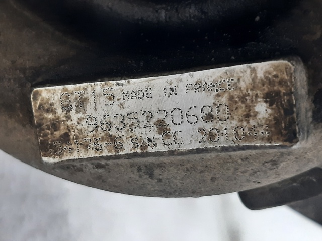 9635220680 PEUGEOT Turbocompresor comprar Madrid