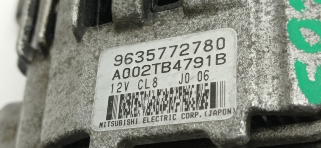 9635772780 PEUGEOT Alternador  comprar en Oviedo