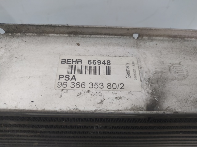 96366353802 PEUGEOT Intercooler  comprar en Lleida