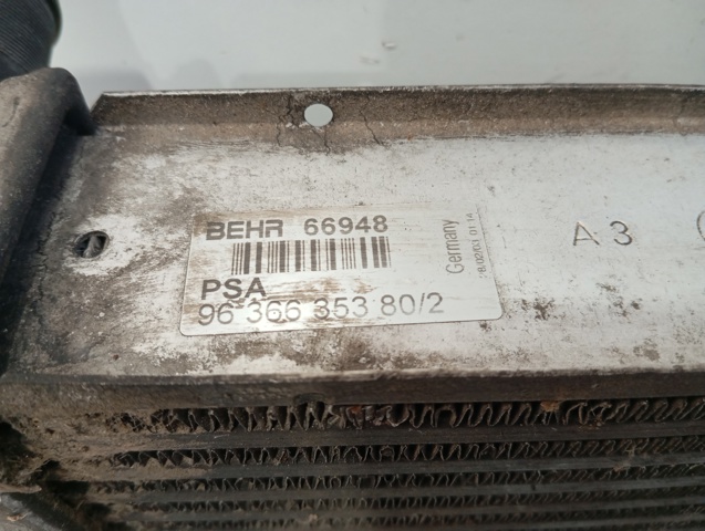 96366353802 PEUGEOT Intercooler  en stock Huelva