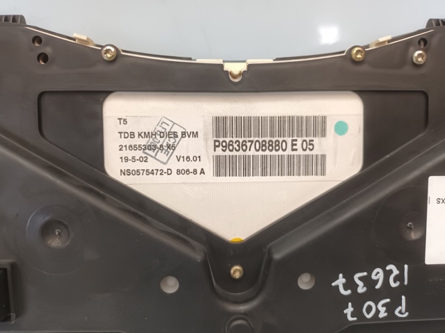 PEUGEOT 9636708880 Cuadro instrumentos  en stock Salamanca