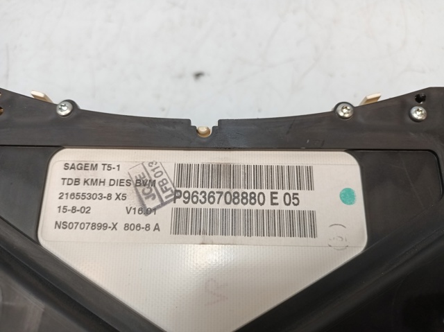 9636708880 PEUGEOT Tablero de instrumentos  comprar en Lleida