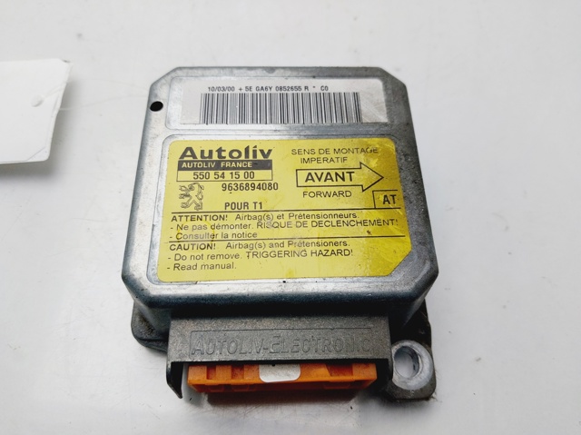 9636894080 PEUGEOT Módulo de control de airbag comprar Bilbao