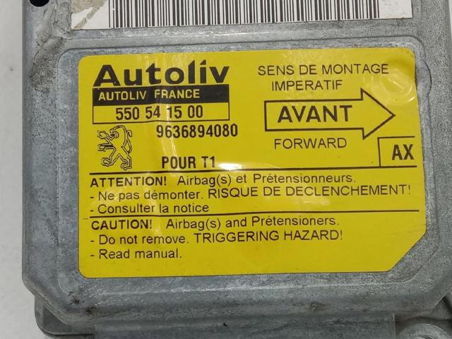 9636894080 PEUGEOT Módulo de control de airbag  disponible Ourense
