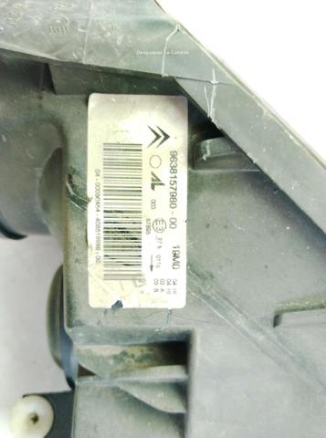 PEUGEOT 9637082480 Faro derecho comprar Barcelona