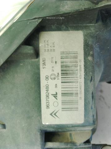 9637082480 PEUGEOT Faro derecho  disponible Ourense