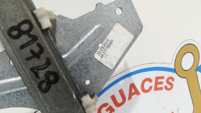 PEUGEOT 9637139380 Mecanismo de elevalunas delantero derecha  en stock Salamanca