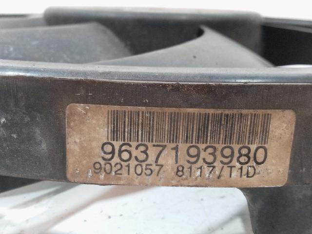 9637193980 PEUGEOT Ventilador eléctrico de refrigeración completo (motor y hélice)  disponible Alicante